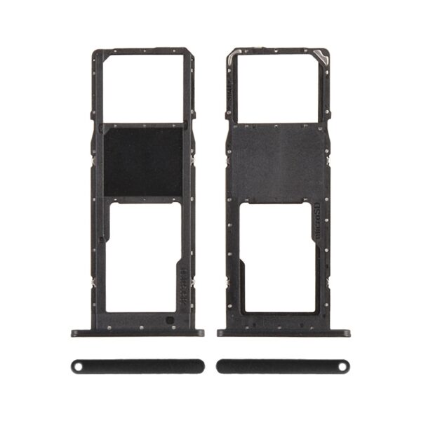 Single Sim Card Tray for Samsung Galaxy A02s (2021) A025 - Black
