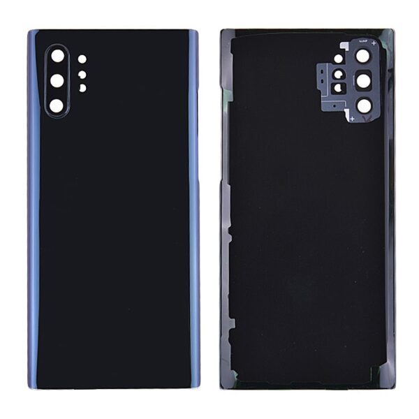 Back Cover with Camera Glass Lens and Adhesive Tape for Samsung Galaxy Note 10 Plus N975(for SAMSUNG) - Aura Black
