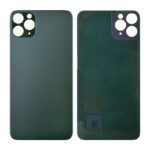 Back Glass Cover with Adhesive for iPhone 11 Pro Max - White(No Logo/ Big Hole)