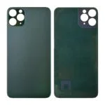Back Glass Cover with Adhesive for iPhone 11 Pro Max - White(No Logo/ Big Hole)