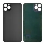 Back Glass Cover with Adhesive for iPhone 11 Pro Max - White(No Logo/ Big Hole)