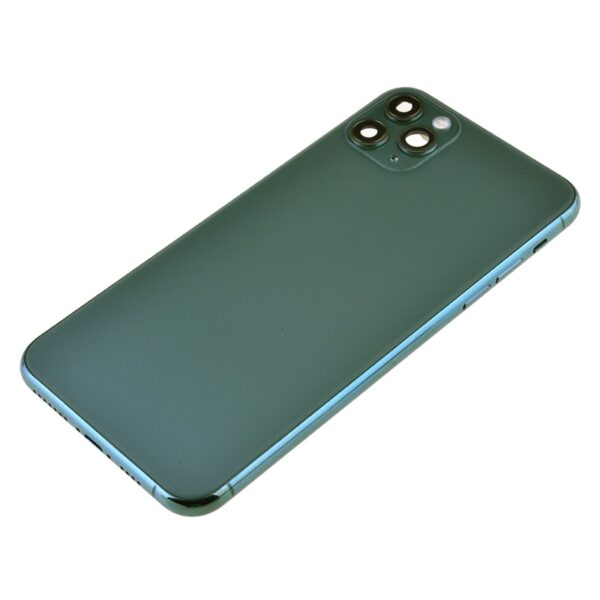 Back Housing with Small Parts Pre-installed for iPhone 11 Pro Max(No Logo)- Green