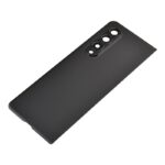 Back Cover with Camera Glass Lens and Adhesive Tape for Samsung Galaxy Z Fold3 5G F926 - Phantom Black
