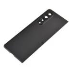 Back Cover with Camera Glass Lens and Adhesive Tape for Samsung Galaxy Z Fold3 5G F926 - Phantom Black