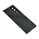Back Cover with Camera Glass Lens and Adhesive Tape for Samsung Galaxy Z Fold3 5G F926 - Phantom Black