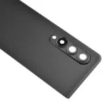 Back Cover with Camera Glass Lens and Adhesive Tape for Samsung Galaxy Z Fold3 5G F926 - Phantom Black