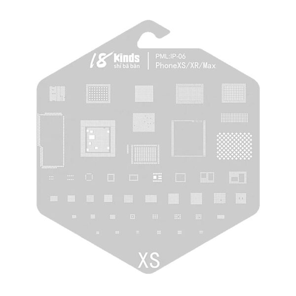 18 Kinds BGA Reballing Stencil for iPhone XS XR XS Max (IP-06)