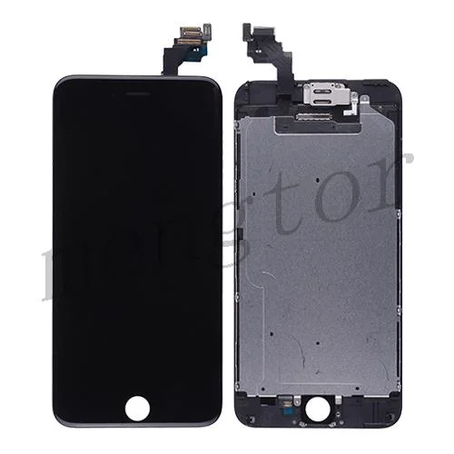 LCD Screen Display with Touch Digitizer, Frame and Front Camera for iPhone 6 Plus (5.5 inches)(Generic) - Black