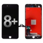 LCD Screen Display with Touch Digitizer Panel and Frame for iPhone 8 Plus (Aftermarket) - Black