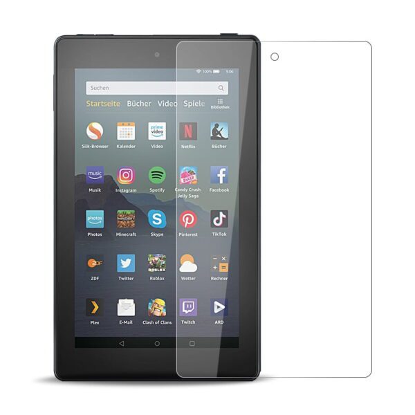 Tempered Glass Screen Protector for Amazon Fire HD 7 (2019) M8S26G (Retail Packaging)