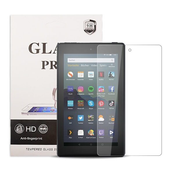 Tempered Glass Screen Protector for Amazon Fire HD 7 (2019) M8S26G (Retail Packaging)