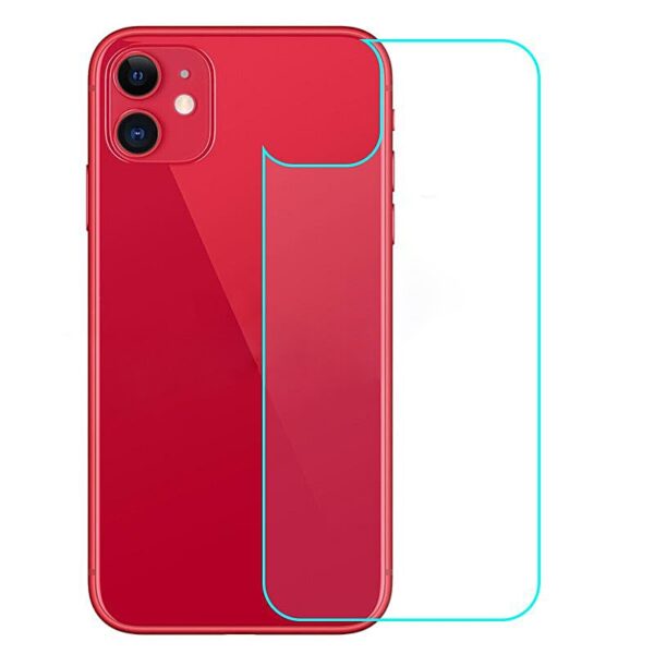 Back Tempered Glass Screen Protector for iPhone 11(6.1 inches)(Retail Packaging)