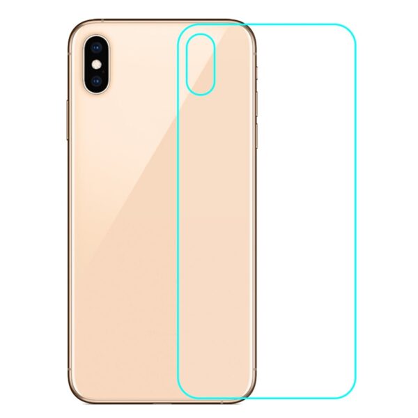 Back Tempered Glass Screen Protector for iPhone XS Max(6.5 inches) (Retail Packaging)