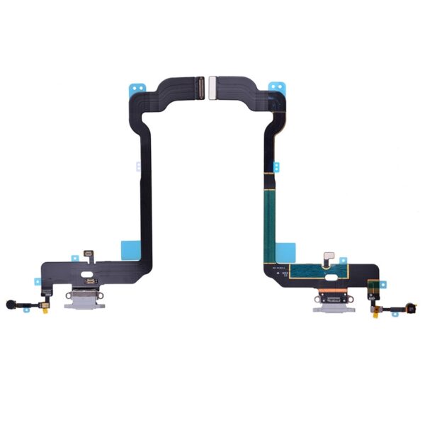 Charging Port with Flex Cable for iPhone XS (High Quality) - Gray