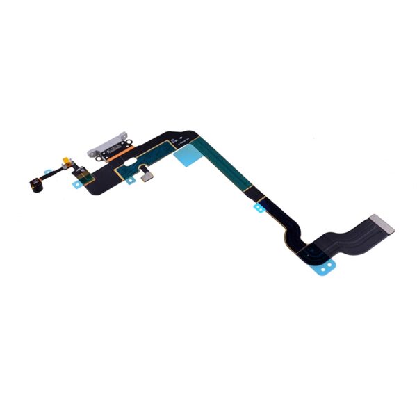 Charging Port with Flex Cable for iPhone XS (High Quality) - Gray