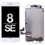 LCD Screen Display with Touch Digitizer and Back Plate for iPhone 8/ SE (2020)(High Quality) - White