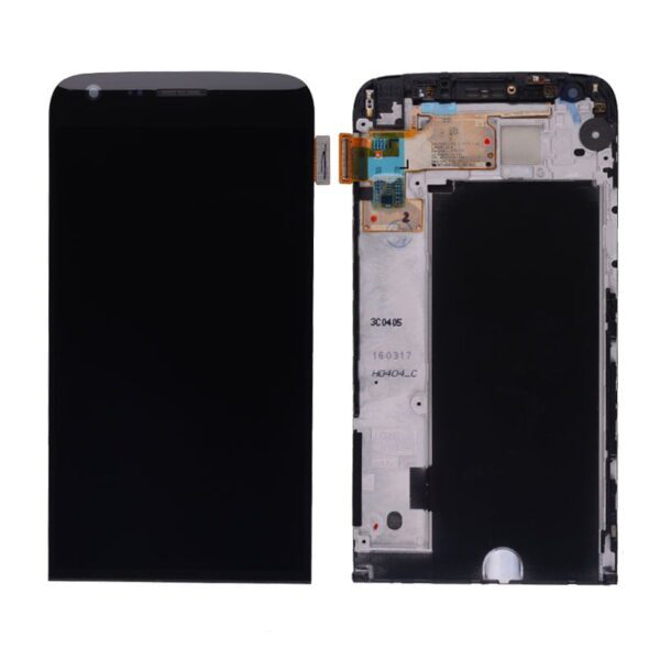 LCD Screen Display with Digitizer Touch Panel and Bezel Frame for LG G5 H820/ H830/ H831/ H840/ H850/ VS987/ LS992/ US992/ RS988 - Black