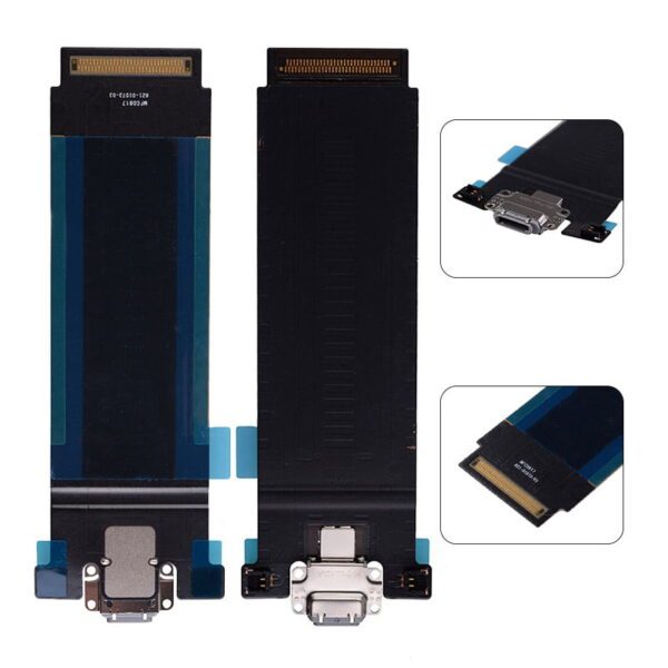 Charging Port with Flex Cable for iPad Pro 12.9 2nd Gen (Wifi Version) - White