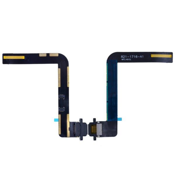 Charging Port with Flex Cable for iPad 7 (2019)/ iPad 8 (2020)/ iPad 9 2021 - Black