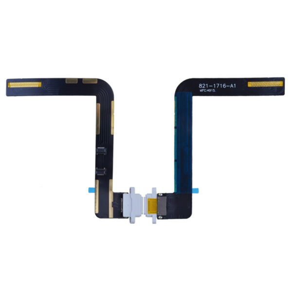 Charging Port with Flex Cable for iPad 7 (2019)/ iPad 8 (2020)/ iPad 9 2021 - White