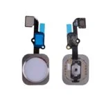 Home Button with Flex Cable Ribbon, Home Button Connector for iPhone 6S/ 6S Plus - White