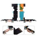 Charging Port with Flex Cable and Mic for iPhone 8 Plus (High Quality) - Gray