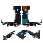 Charging Port with Flex Cable and Mic for iPhone 8/ SE (2020)(High Quality) - Gray