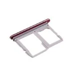 Sim Card Tray and MicroSD Card Tray for LG V40 ThinQ V405/ G8 ThinQ LM-G820 - Carmine Red