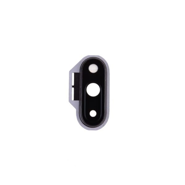 Rear Camera Glass Lens and Cover Bezel Ring for OnePlus 7 - Gray
