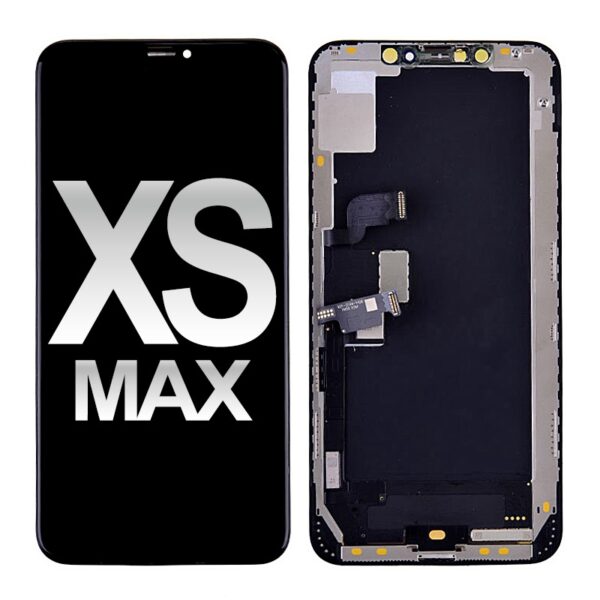 OLED Screen Digitizer Assembly with Frame for iPhone XS Max (High Quality) - Black