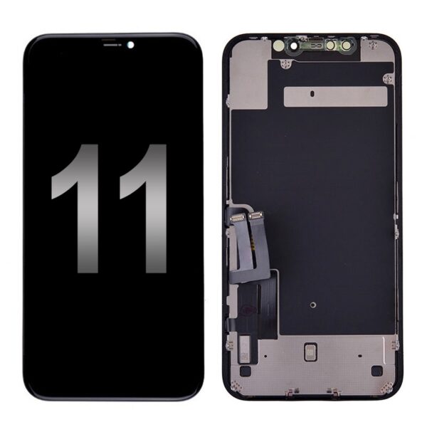 LCD Screen Display with Touch Digitizer Panel and Frame for iPhone 11 (Incell/ Aftermarket) - Black