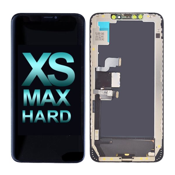 Premium Hard OLED Screen Digitizer Assembly with Frame for iPhone XS Max (Aftermarket Plus) - Black