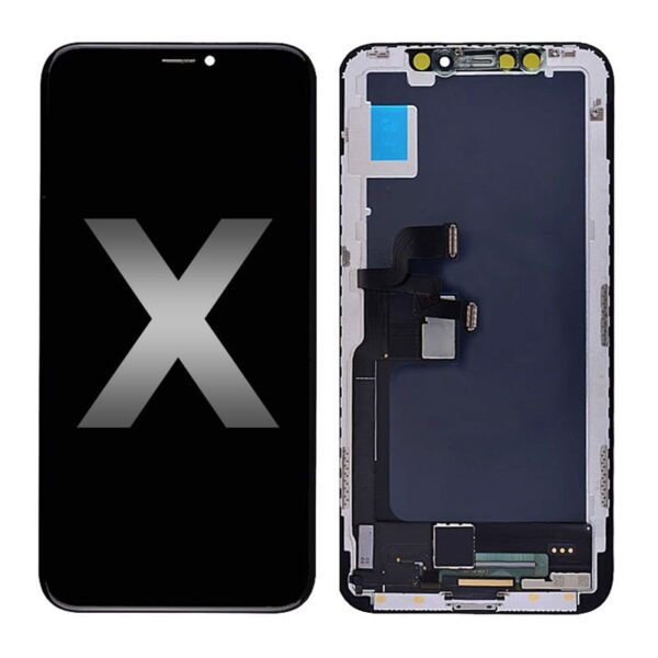 LCD Screen Display with Touch Digitizer Panel and Frame for iPhone X(Incell/ Aftermarket) - Black