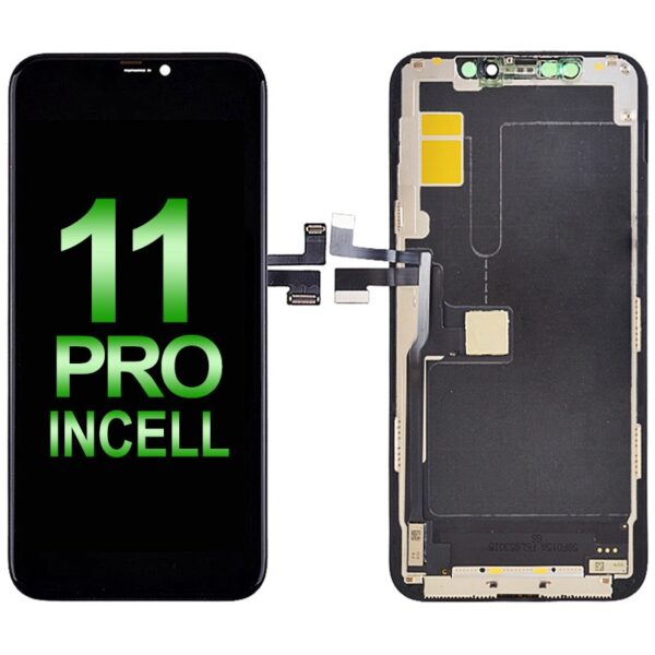 LCD Screen Digitizer Assembly with Frame for iPhone 11 Pro (Incell/ Aftermarket Plus) - Black
