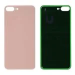 Back Glass Cover with Adhesive for iPhone 8 Plus - Gold(No Logo/ Big Hole)