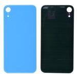 Back Glass Cover with Adhesive for iPhone XR - Blue(No Logo/ Big Hole)