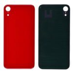 Back Glass Cover with Adhesive for iPhone XR - Red(No Logo/ Big Hole)