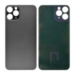 Back Glass Cover with Adhesive for iPhone 11 Pro - Gray(No Logo/ Big Hole)