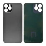 Back Glass Cover with Adhesive for iPhone 11 Pro - Gray(No Logo/ Big Hole)