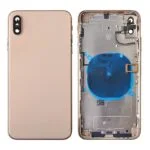 Back Housing with Small Parts Pre-installed for iPhone XS Max(No Logo) - Gold