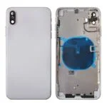 Back Housing with Small Parts Pre-installed for iPhone XS Max(No Logo)- White