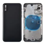 Back Housing with Small Parts Pre-installed for iPhone XS(No Logo) - Black