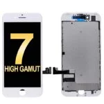 LCD Screen Display with Touch Digitizer and Back Plate for iPhone 7 (High Gamut/ Aftermarket Plus) - White