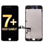 LCD Screen Display with Touch Digitizer and Back Plate for iPhone 7 Plus (High Gamut/ Aftermarket Plus) - Black