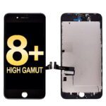 LCD Screen Display with Touch Digitizer and Back Plate for iPhone 8 Plus (High Gamut/ Aftermarket Plus) - Black