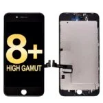 LCD Screen Display with Touch Digitizer and Back Plate for iPhone 8 Plus (High Gamut/ Aftermarket Plus) - Black