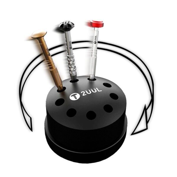 2UUL Rotary Screwdriver Tool Storage Holder - Black