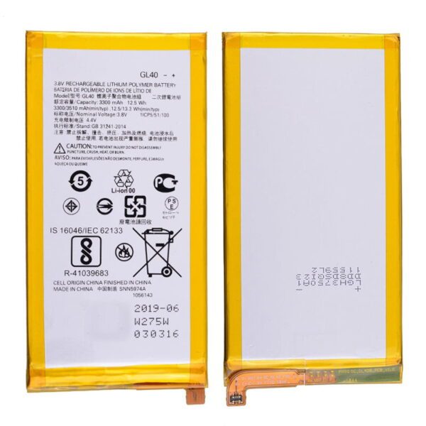 3.8V 3300mAh Internal Battery for Motorola Moto Z Play Droid XT1635-01/ XT1635-02/ XT1635-03 (GL40)