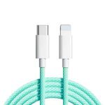 3ft TPE+Nylon Type-C to 8 Pin Fast Charging Data Cable (20-27W)