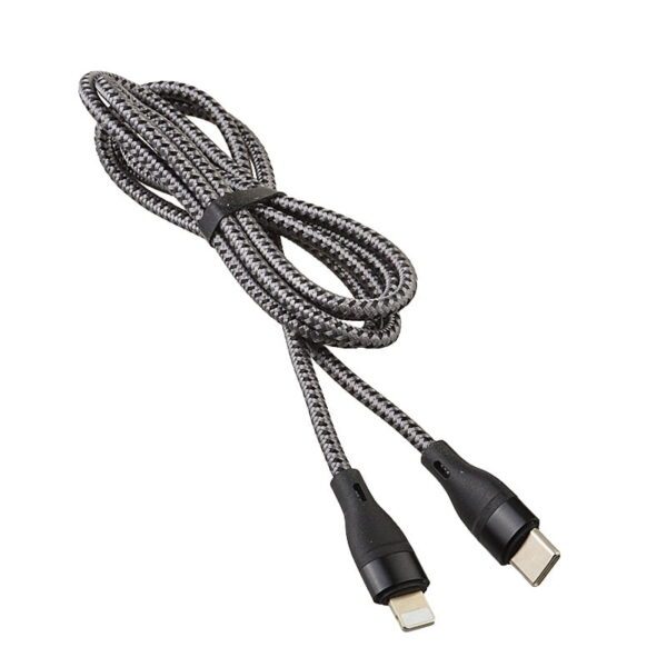 3ft Type-C to 8 Pin Fast Charging Data Cable - Black